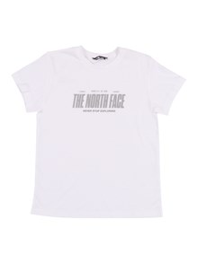 THE NORTH FACE KIDS B REFLECTIVE LOGO RELAXED SS TEE TNF WHITE