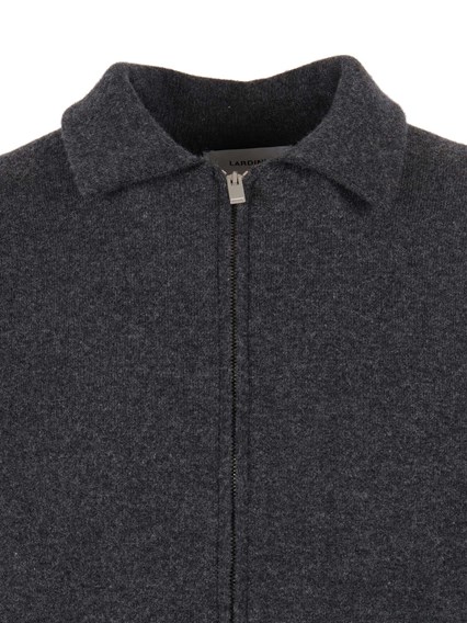 Lardini DOUBLE KNITTED BOMBER JACKET