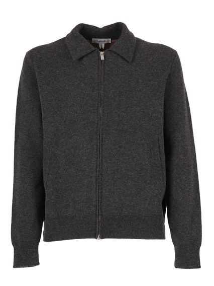 Lardini DOUBLE KNITTED BOMBER JACKET