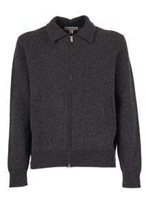 Lardini DOUBLE KNITTED BOMBER JACKET