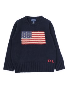 POLO RALPH LAUREN FLAG CN SWTR-TOPS-SWEATER