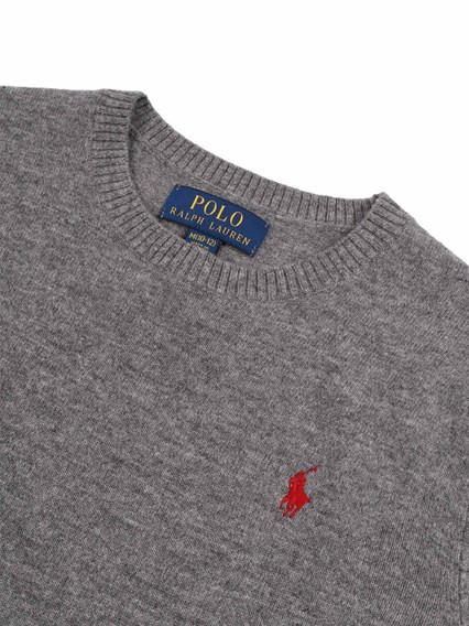 POLO RALPH LAUREN LS CN TONAL-SWEATER-PULLOVER