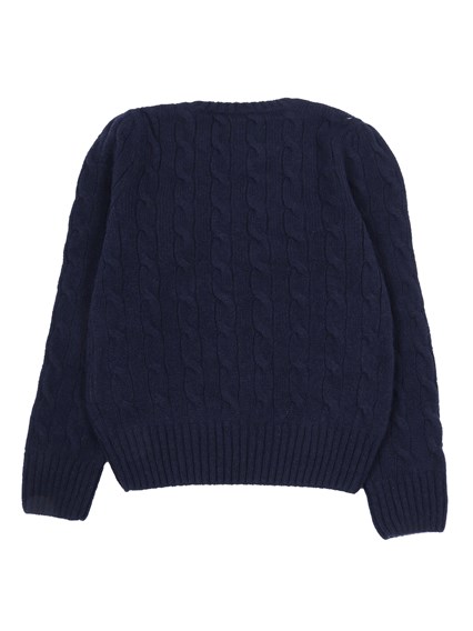 POLO RALPH LAUREN CABLE CN-SWEATER-PULLOVER