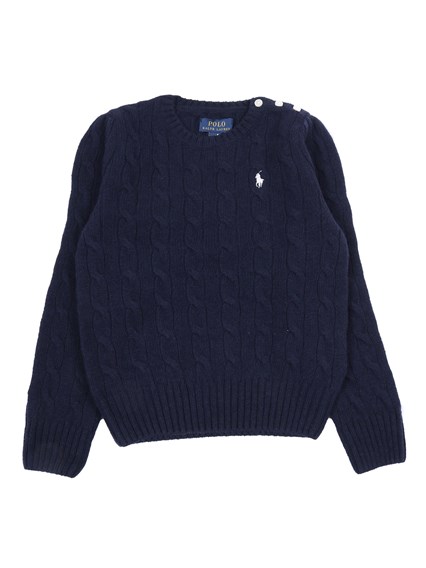 POLO RALPH LAUREN CABLE CN-SWEATER-PULLOVER