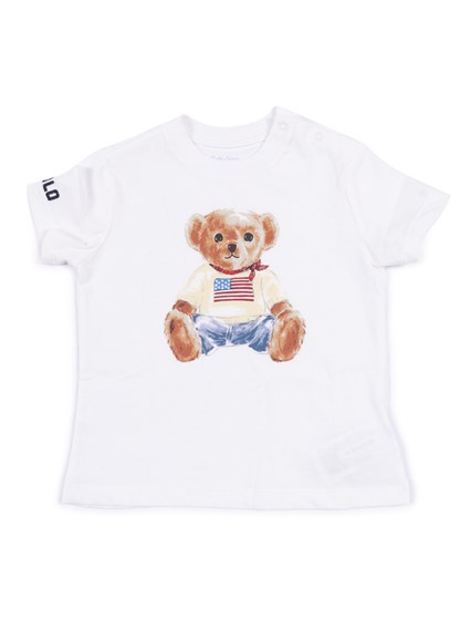 POLO RALPH LAUREN BEAR TEE-KNIT SHIRTS-T-SHIRT