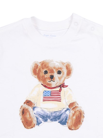 POLO RALPH LAUREN BEAR TEE-KNIT SHIRTS-T-SHIRT