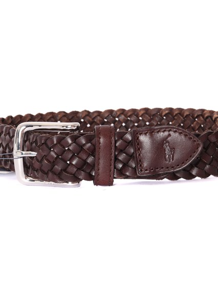 POLO RALPH LAUREN WSTEND BRAID-BELT-MEDIUM