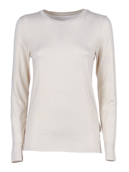 Filatures Du Lion Col rond manches longues