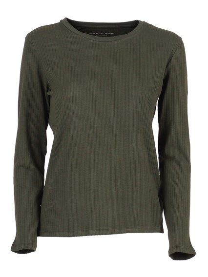 Filatures Du Lion Col rond manches longues