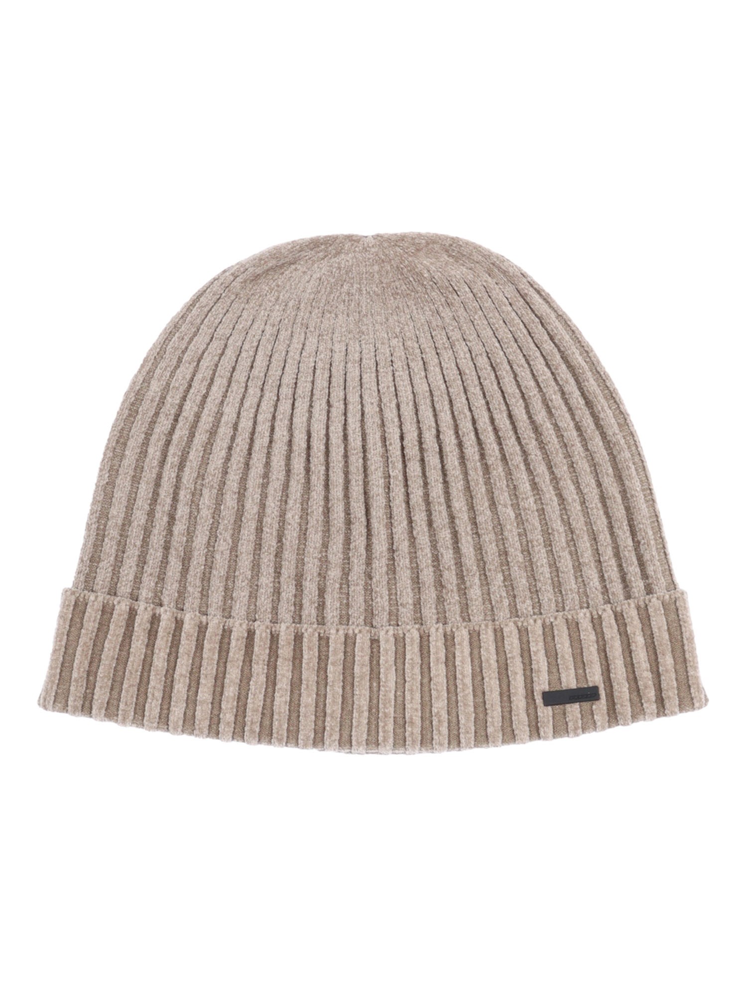 Rrd Velvet-effect Ribbed Beanie In Brown