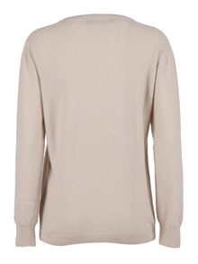 SHIRT A PORTER V-NECK sweater with brooch