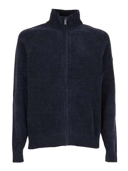 Rrd velvet full zip knit