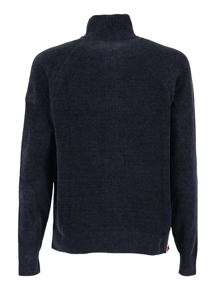 Rrd velvet full zip knit