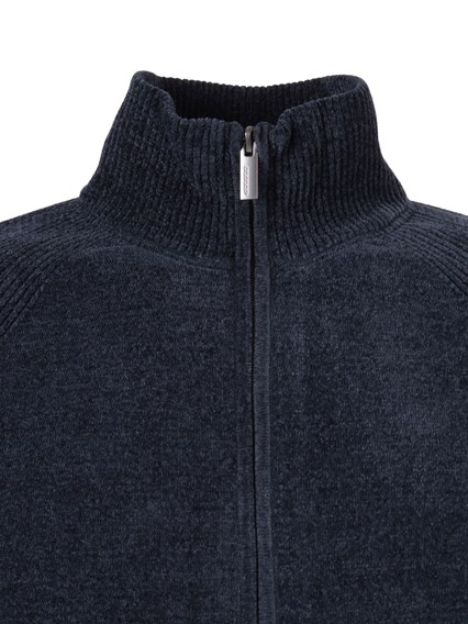 Rrd velvet full zip knit