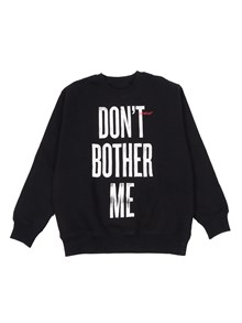 OFF WHITE KIDS QUOTE CREWNECK BLACK - RED
