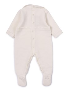 Paz Rodriguez KNIT NEWBORN ROMPER "PAZ OI 25-26"