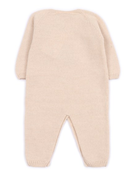 Paz Rodriguez KNIT NEWBORN ROMPER "ACEBO"