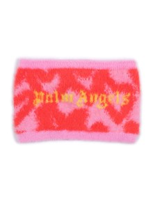 PALM ANGELS KIDS PA SPRAY HEARTS KNIT COLLAR ROSE PINK -