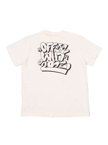 OFF WHITE KIDS GRAFFITI TEE S/S WHITE - BLACK