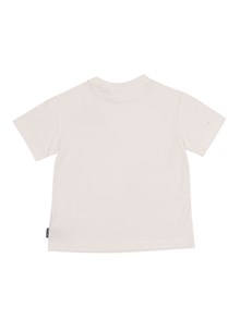 PALM ANGELS KIDS NECK LOGO REG.TSHIRT S/S OFF WHITE - LIG