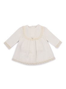 Paz Rodriguez WOVEN NEWBORN DRESS "PAZ OI 25-26"