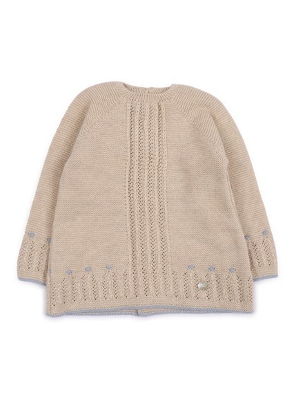 Paz Rodriguez KNIT NEWBORN SWEATER "ALEGRIA"