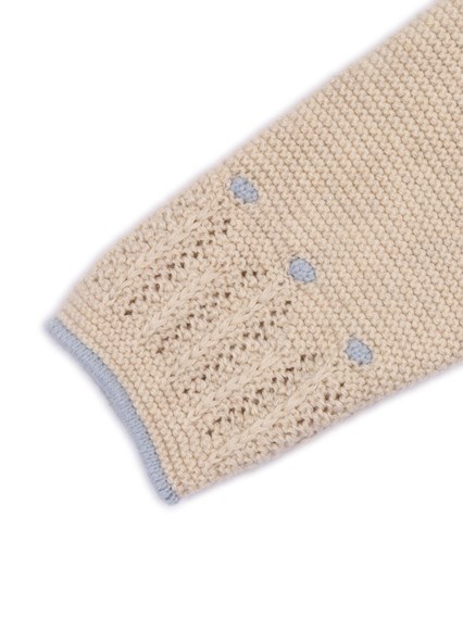 Paz Rodriguez KNIT NEWBORN SWEATER "ALEGRIA"