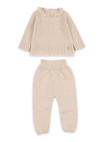 Paz Rodriguez KNIT NEWBORN SWEATER "ALEGRIA"