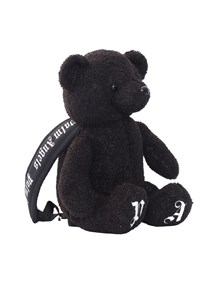 PALM ANGELS KIDS PALM ANGELS BEAR BACKPACK BLACK - OFF WH