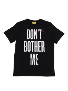 OFF WHITE KIDS QUOTE TEE S/S BLACK - RED
