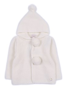 Paz Rodriguez KNIT NEWBORN COAT "SEMILLA"