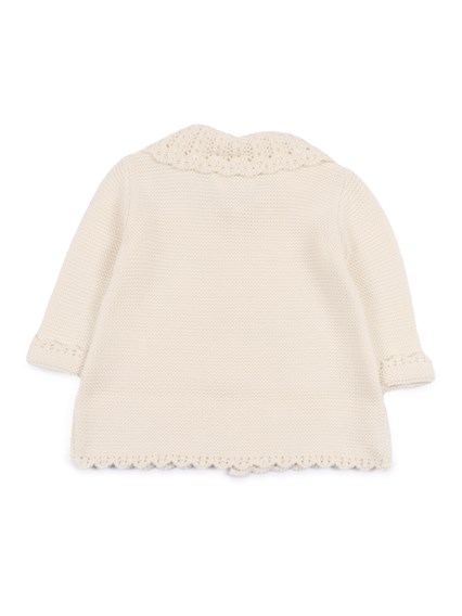 Paz Rodriguez KNIT NEWBORN COAT "ALEGRIA"