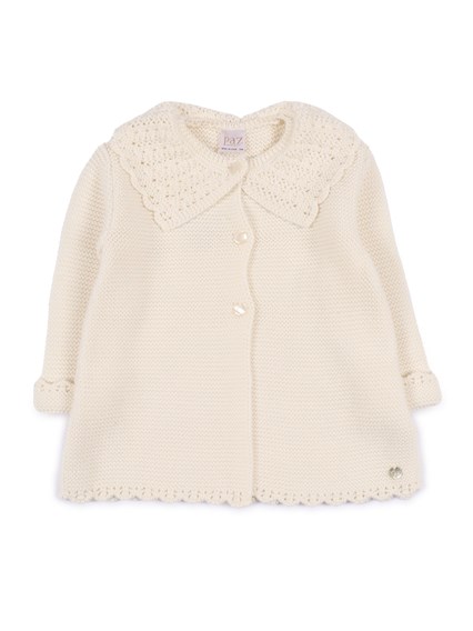 Paz Rodriguez KNIT NEWBORN COAT "ALEGRIA"
