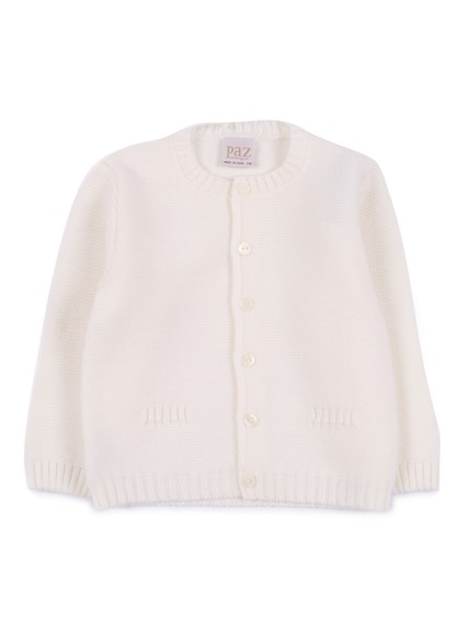 Paz Rodriguez KNIT NEWBORN CARDIGAN "ESENCIAL"