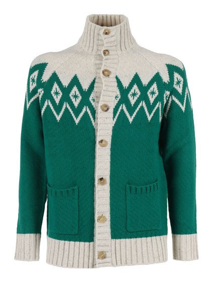 Ballantyne T NECK CARDIGAN