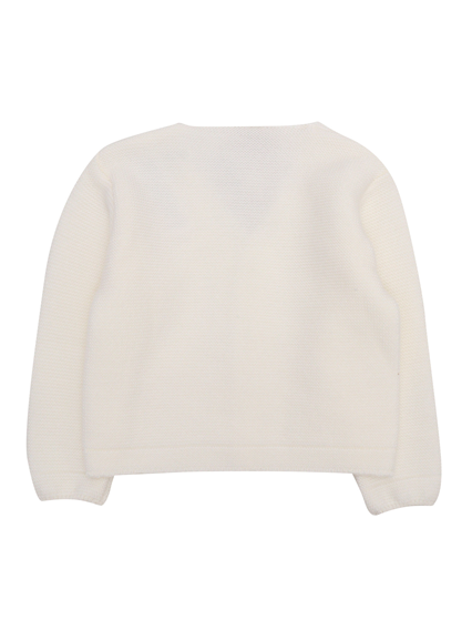 Paz Rodriguez KNIT NEWBORN CARDIGAN "ESENCIAL"