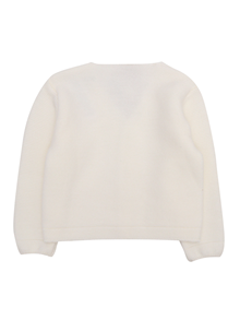 Paz Rodriguez KNIT NEWBORN CARDIGAN "ESENCIAL"