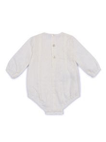 Paz Rodriguez WOVEN NEWBORN ROMPER "PAZ OI 25-26"