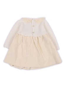 Paz Rodriguez KNIT NEWBORN DRESS "PAZ OI 25-26"