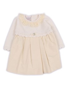 Paz Rodriguez KNIT NEWBORN DRESS "PAZ OI 25-26"