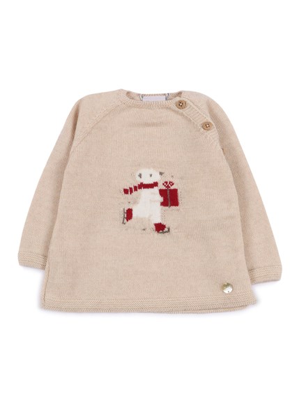 Paz Rodriguez KNIT NEWBORN SWEATER "ACEBO"