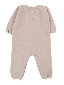 Paz Rodriguez KNIT NEWBORN ROMPER "ESSENTIA OI 25-26"