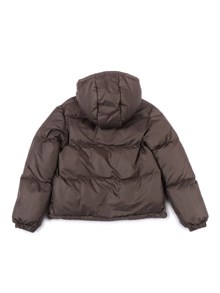OFF WHITE KIDS OFF WHITE RIPSTOP PUFFER DARK GREY - REF