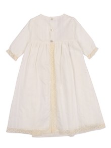 Paz Rodriguez WOVEN NEWBORN LONG DRESS "PAZ OI 25-26"