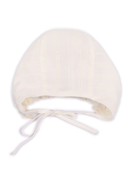 Paz Rodriguez WOVEN NEWBORN BONNET "PAZ OI 25-26"
