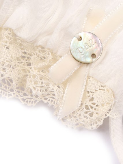 Paz Rodriguez WOVEN NEWBORN BONNET "PAZ OI 25-26"