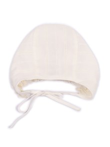 Paz Rodriguez WOVEN NEWBORN BONNET "PAZ OI 25-26"