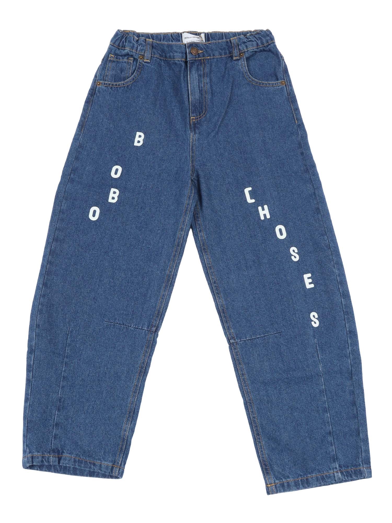 Bobo Choses Denim Pants In Blue