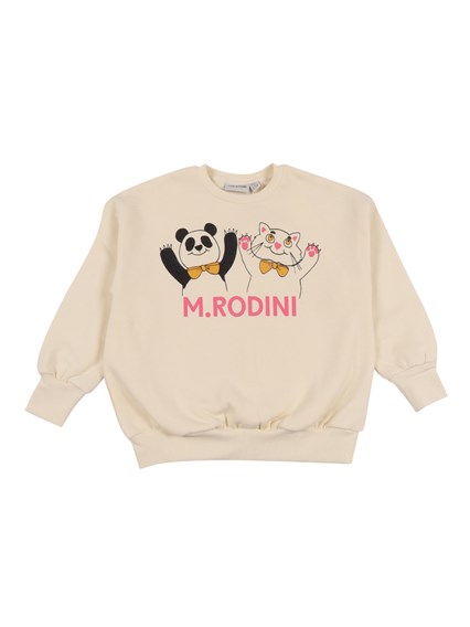 MINI RODINI Panda & cat sweatshirt