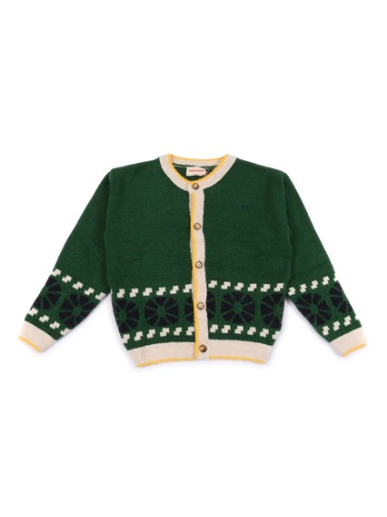 Bobo Choses Kaleidoscope jacquard cardigan